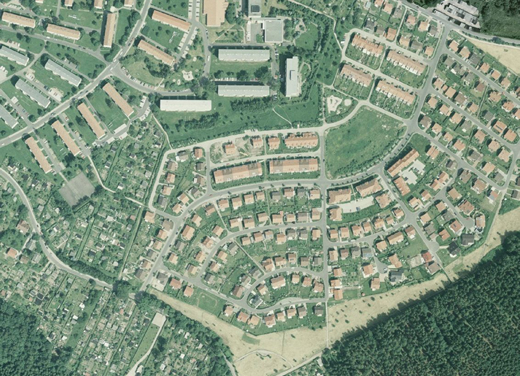 Bild vergrößern: Luftbild vom Hüttenholz in Ilmenau
